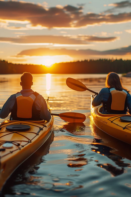 rovaniemi-midnight-sun-canoeing-tour-barbeque