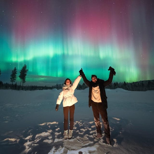 Rovaniemi: Northern Lights Pro Guaranteed - Unlimited Time - The Experience of Chase and Discovery