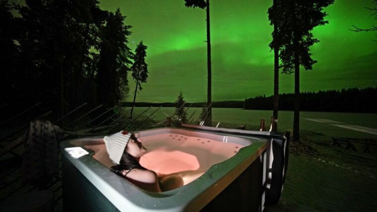rovaniemi-private-sauna-jacuzzi-and-dinner