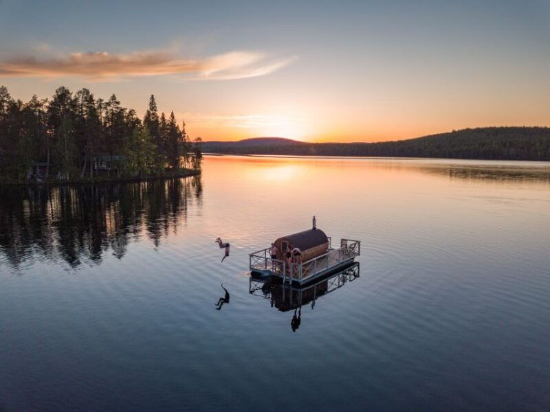 rovaniemi-sauna-boat-scenic-lake-cruise
