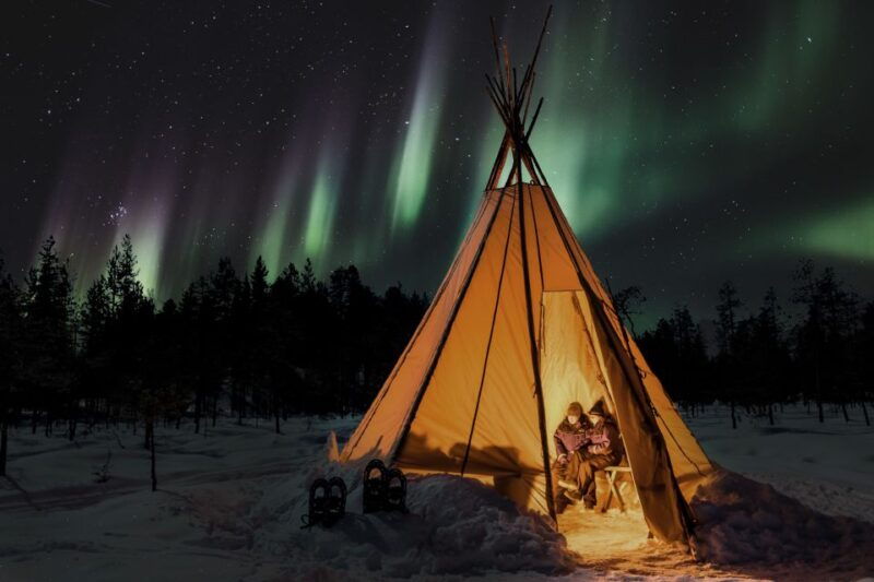 rovaniemi-snowmobile-safari-campfire-evening-escape