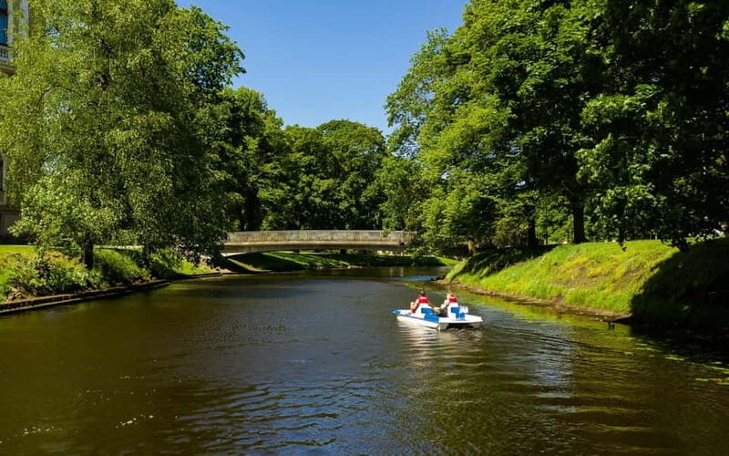 Rowing boats and (Pedal boat) rental -River Cruises Latvia - Key Points