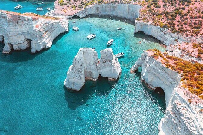 Royal Blue Half Day Private Tour to Kleftiko Milos - Key Points  