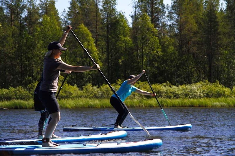Ruka: Sup-boarding on lake Rukajärvi - Ruka: Sup-boarding on Lake Rukajärvi – A Tranquil Finnish Adventure