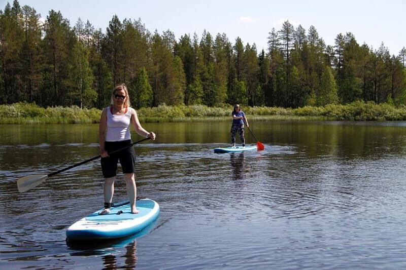 Ruka: Sup-boarding on lake Rukajärvi - Key Points