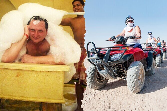 Safari ATV Quad Bike, Camel Riding and relax at Turkish Hammam Bath - Hurghada - Key Points