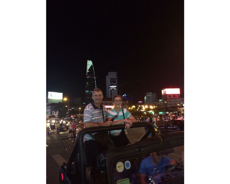 Saigon by Night: Private City Tour by Jeep and Skybar Drink - Key Points
