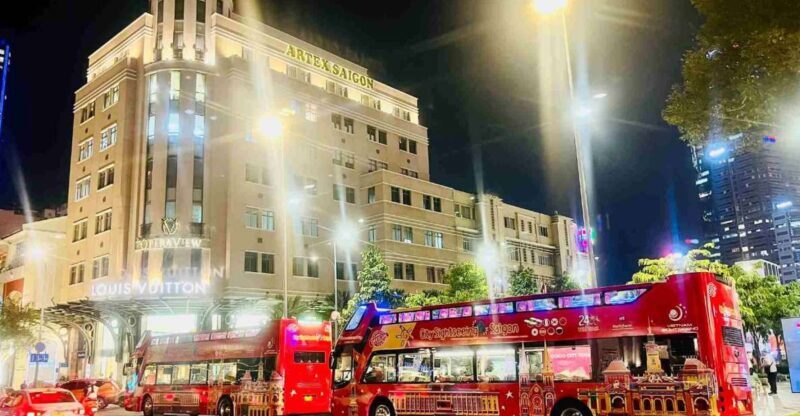 Saigon: City Sightseeing 45-Minute Panoramic Night Tour - Key Points
