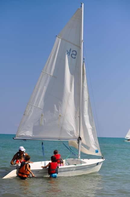 Sailing course for children at the Jesolo beach - Key Points