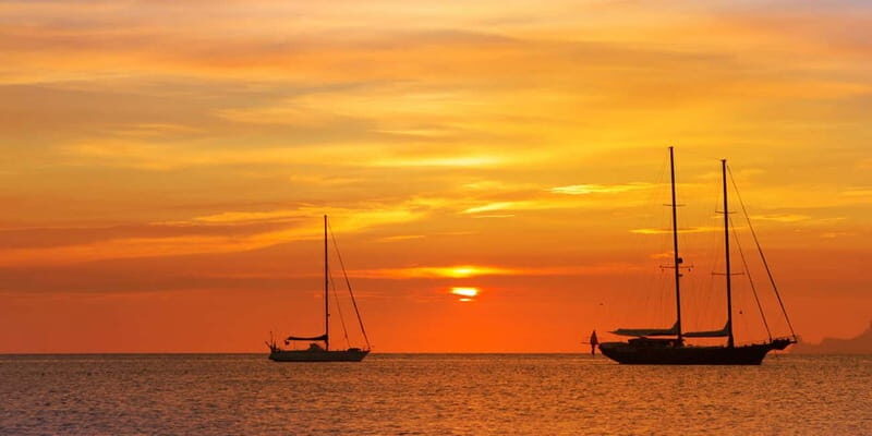 San Antonio: Cala Salada & Cala Gracio Sunset Boat Trip - Water Activities & Onboard Comfort