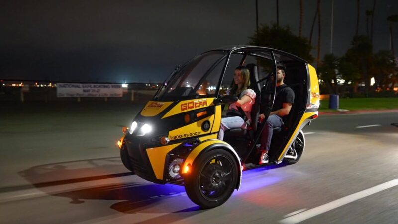 San Diego: Coronado Island Electric GoCar Night Tour - San Diego: Coronado Island Electric GoCar Night Tour