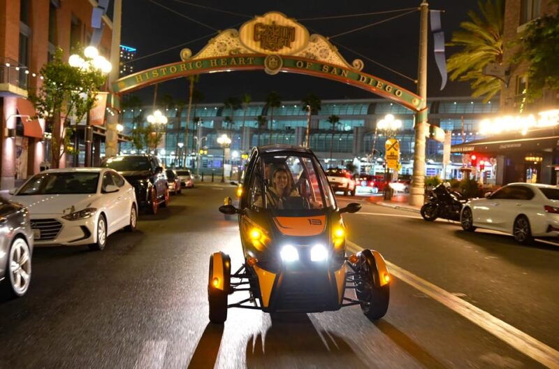 san-diego-coronado-island-electric-gocar-night-tour