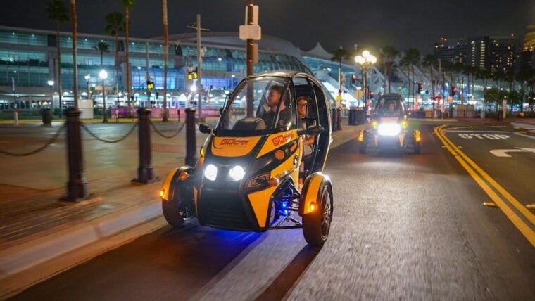san-diego-coronado-island-electric-gocar-night-tour