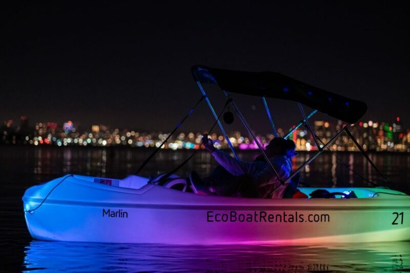 San Diego: Night Date Glow Pedal Boat with Downtown Views - Highlights and Benefits