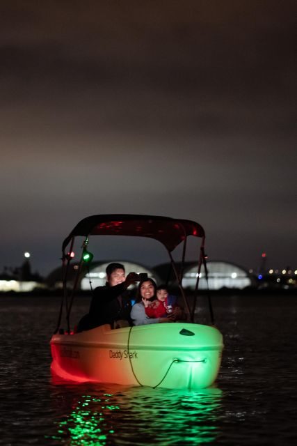 San Diego: Night Date Glow Pedal Boat with Downtown Views - Whats the Value?