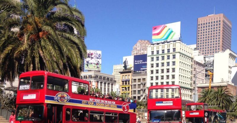 San Francisco: Hop-On Hop-Off Deluxe Bus Tour with 20 Stops - Key Points