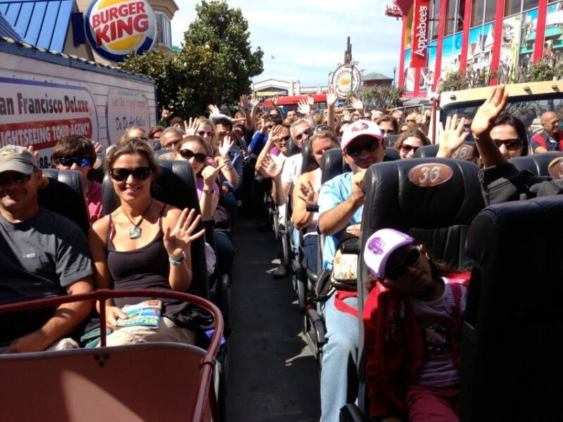 San Francisco: Hop-On Hop-Off Deluxe Bus Tour with 20 Stops - The Experience on Board