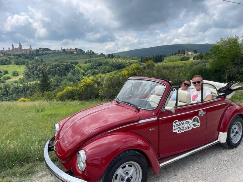 san-gimignano-private-vintage-beetle-car-tour-with-wine