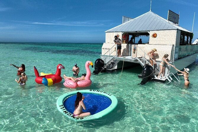 sandbar-safari-on-one-of-a-kind-tiki-boat-in-key-west