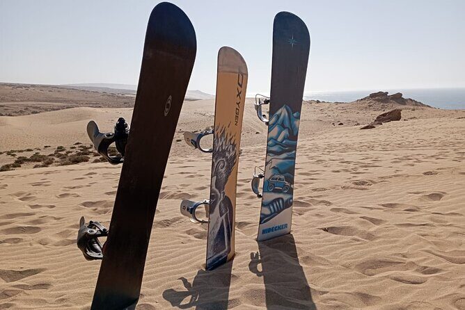 Sandboarding adventure and painted village 1/2 day from Agadir or Taghazout - Key Points