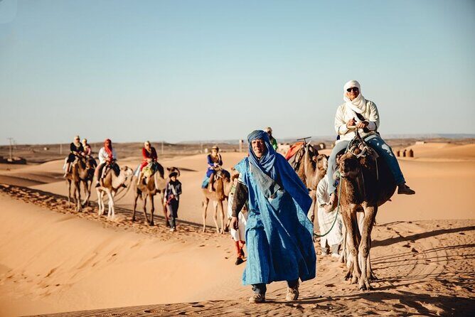 Sandboarding & Overnight in Merzouga Desert Camp Camel Trekking - Key Points