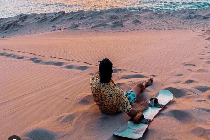 Sandboarding with Panoramic Views of the ocean and Agadir Desert - Summary of Authentic Highlights