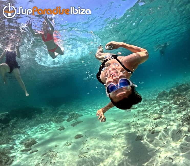 SANT ANTONI: ALL INCLUDED PADDLE SURF&SNORKEL TOUR BOAT - Food, Drinks, and Photos