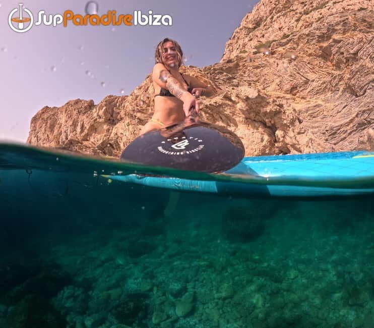 SANT ANTONI: ALL INCLUDED PADDLE SURF&SNORKEL TOUR BOAT - The Sum Up