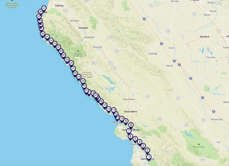 santa-maria-monterey-pacific-coast-self-driving-tour