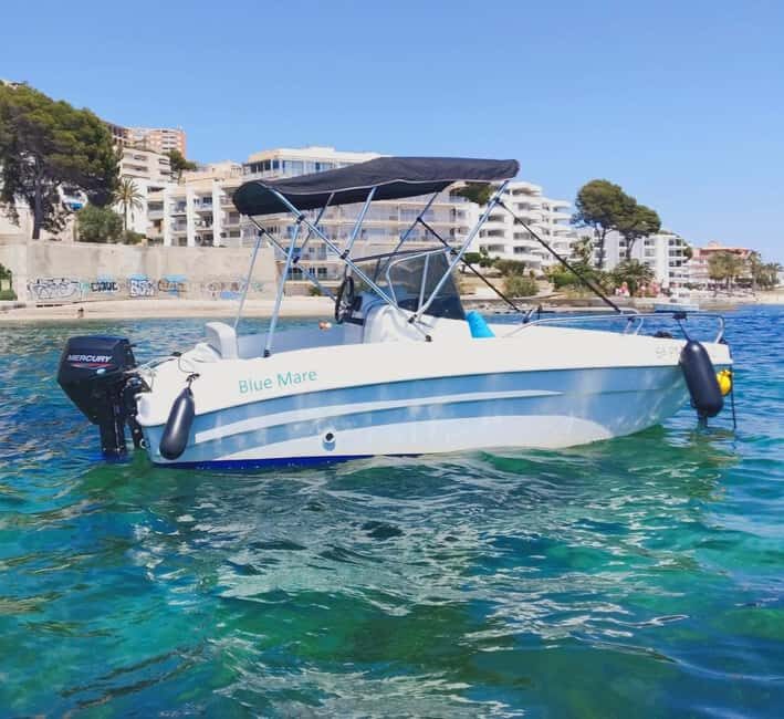 Santa Ponsa: Boat Rental No Licence Required- Captain Jack 2 - The Itinerary and What You Can Expect