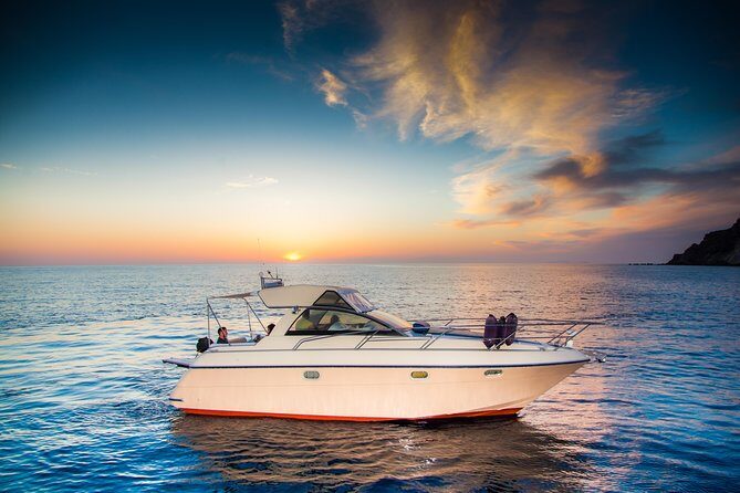 Santorini 5 - Hours Private Day Or Sunset Cruise with Bbq and Drinks - Key Points