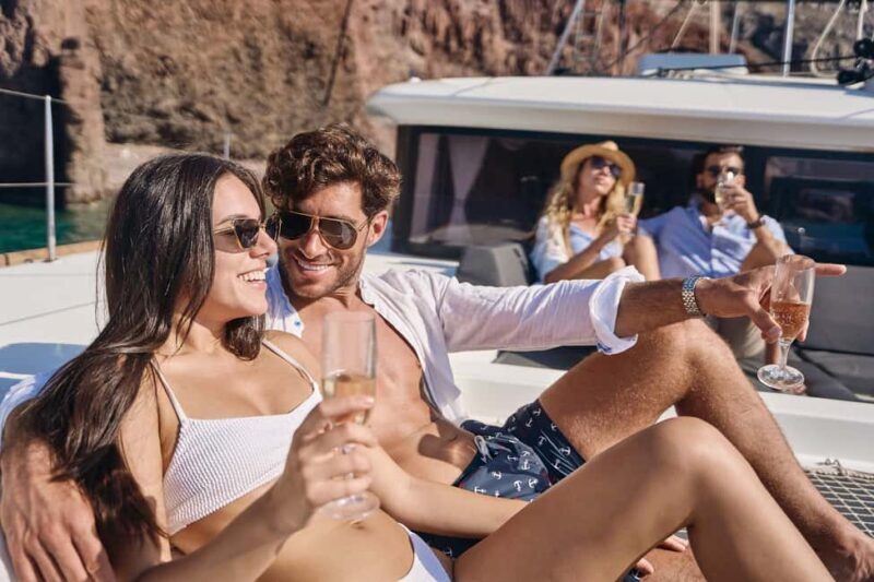 Santorini: Caldera Luxury Catamaran Cruise w/ Meal & Drinks - A Detailed Look at the Santorini Catamaran Experience