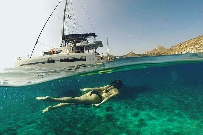 Santorini Catamaran Cruise with Fresh Meal and Open Bar - Authentic Experiences and Highlights from Reviewers