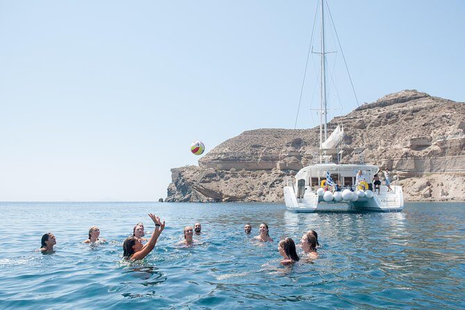 Santorini Catamaran Cruise with Fresh Meal and Open Bar - Limitations and Considerations