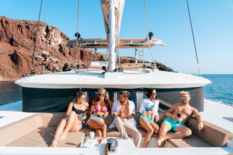 santorini-catamaran-day-cruise-lunch-drinks-and-transfers