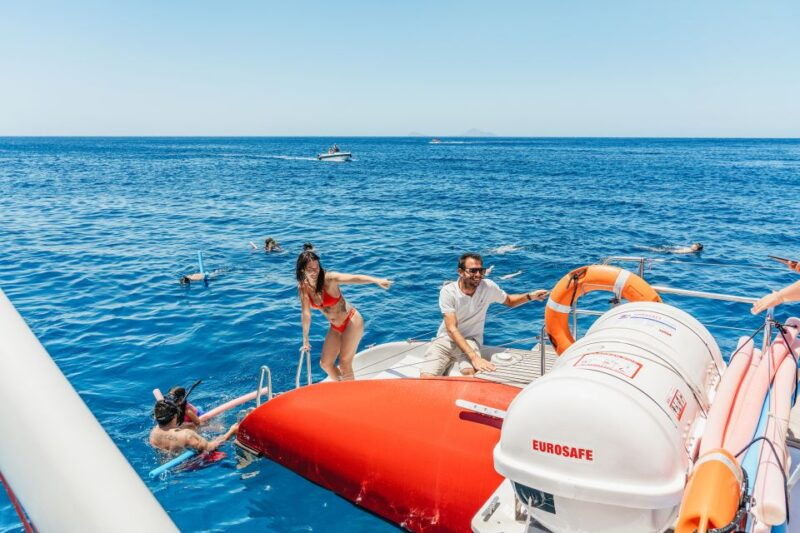 santorini-catamaran-tour-with-bbq-dinner-drinks-and-music