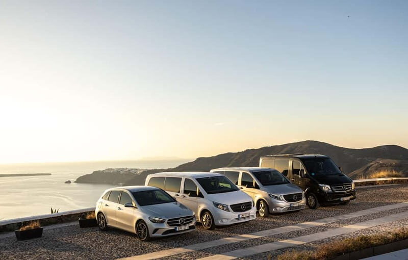 Santorini: Charge by the hour in Santorini (Hourly Service) - Key Points