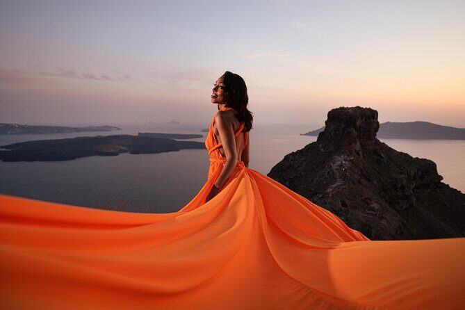 Santorini Flying Dress Photo Session Experience - FAQ