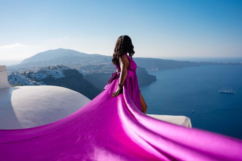 Santorini Flying Dress Photoshoot - Who Will Love This Experience?