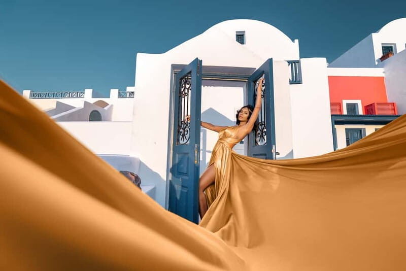 Santorini: Flying Dress Photoshoot - The Experience in Detail