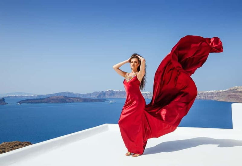 Santorini: Flying Dress Photoshoot - Authentic Insights from Past Travelers