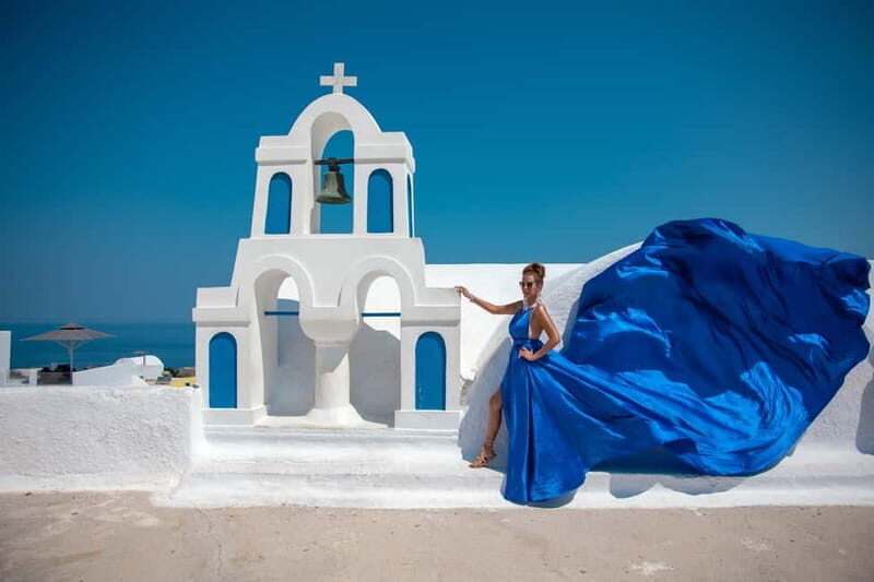Santorini: Flying Dress Photoshoot - The Sum Up