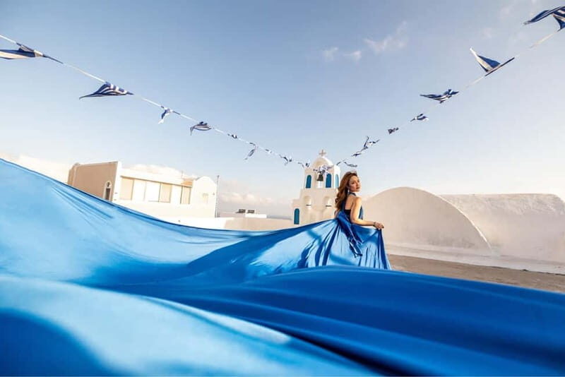 Santorini: Flying Dress Photoshoot **Dress Included** - FAQ