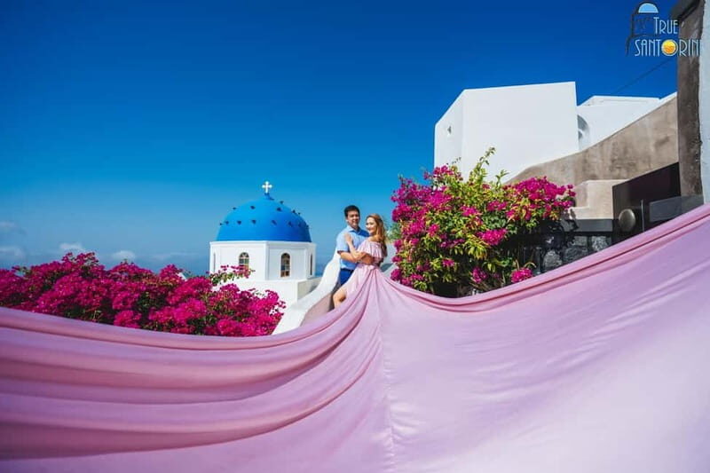 Santorini: Flying Dress Photoshoot with Edited Photos - What Makes This Photoshoot Special?