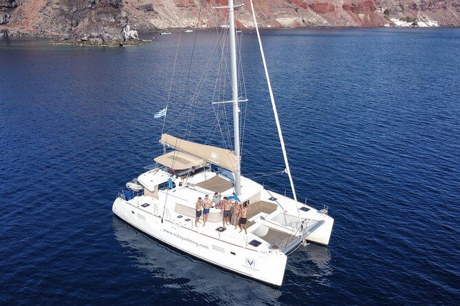 santorini-gold-catamaran-cruise-with-bbq-drinks-and-hotel-pickup