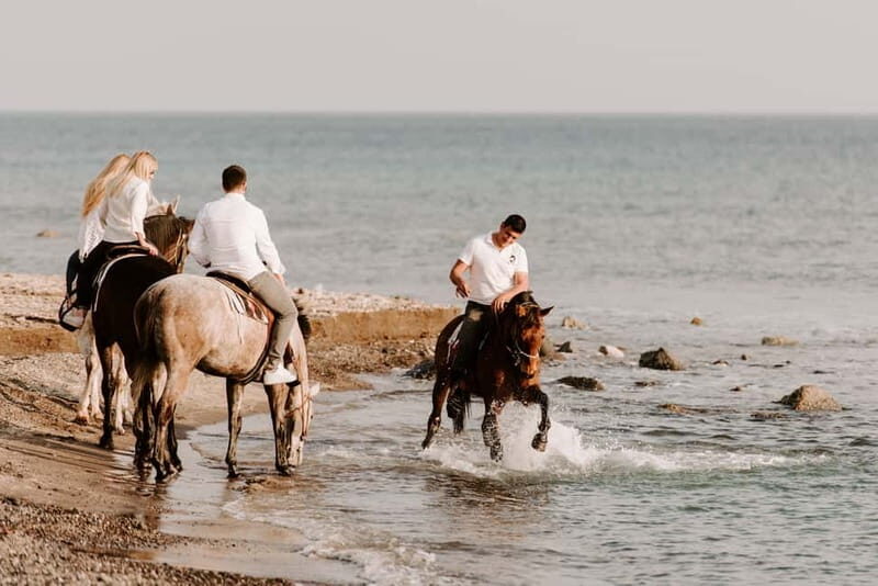 Santorini: Horseback Riding on the Black Sandy Eros Beach - The Sum Up