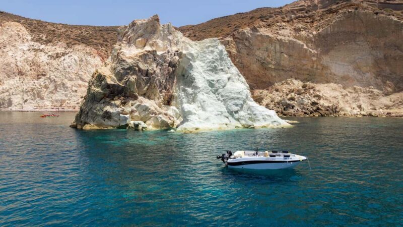 Santorini: License-Free Motor Boat Rental -Full or Half Day - FAQs
