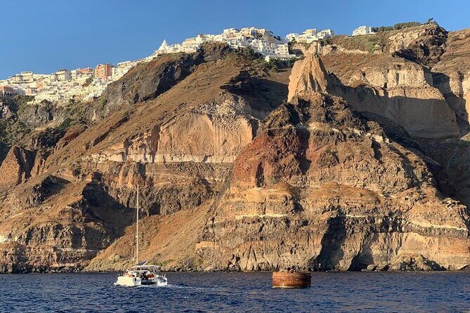 Santorini Luxury Private Cruise with Hotel & Cruise Port Pickup - Duration and Group Size