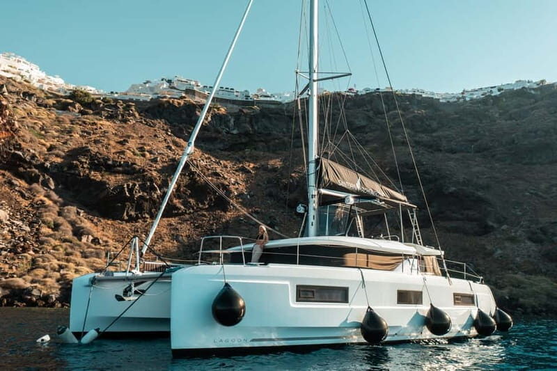 Santorini: Majestic Catamaran Cruise with Meal and Drinks - The Itinerary: What to Expect