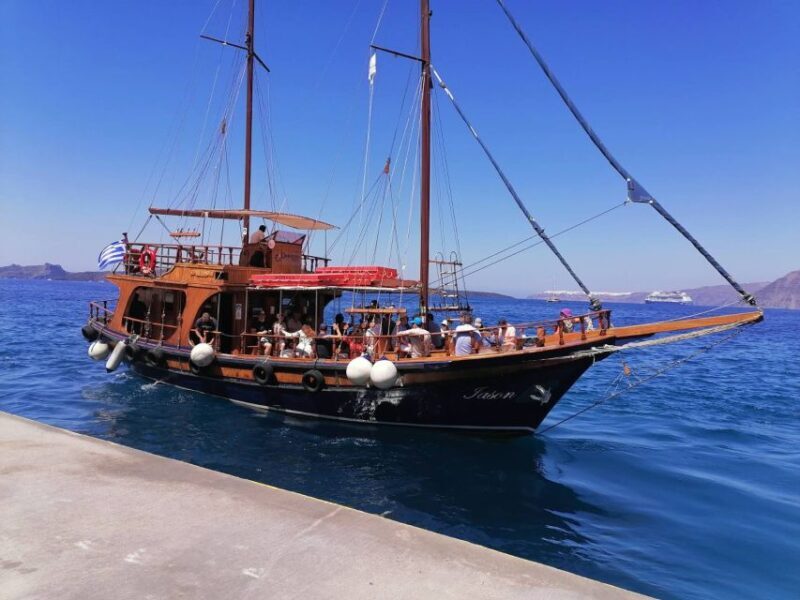 Santorini: Mythical Day Trip to Akrotiri with Volcano Cruise - What’s Not Included